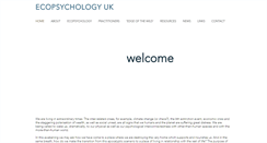 Desktop Screenshot of ecopsychology.org.uk